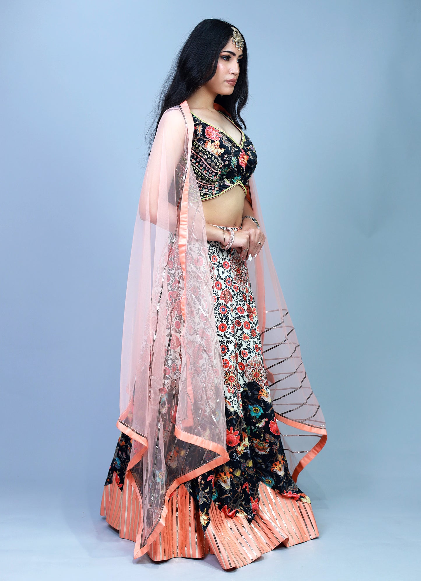 Sohani Floral Print Croptop