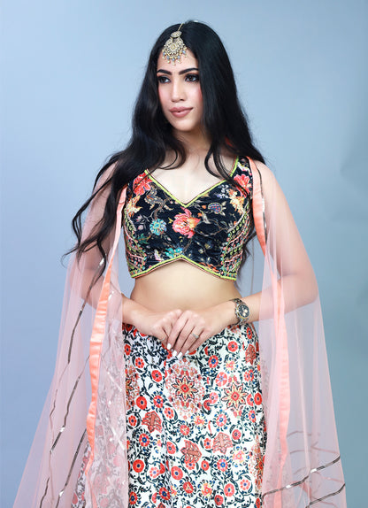 Sohani Floral Print Croptop