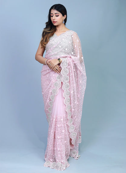 Bhavya Netpay Handwork Saree